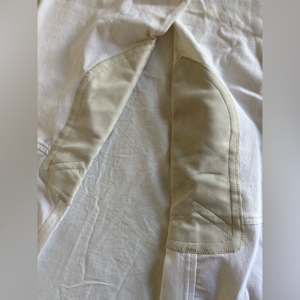 Ariat Cream Equestrian Breech Pants - Picture 5 of 5